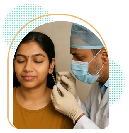 Best EarLobe Repair Clinic in Rahatani